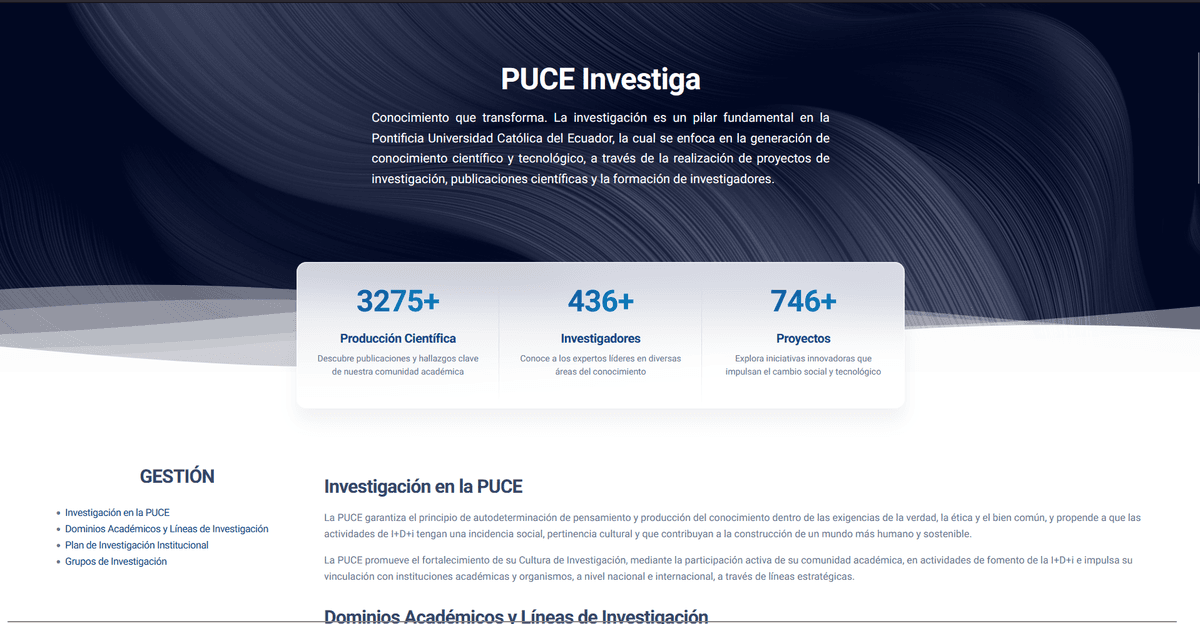 PUCE Investiga